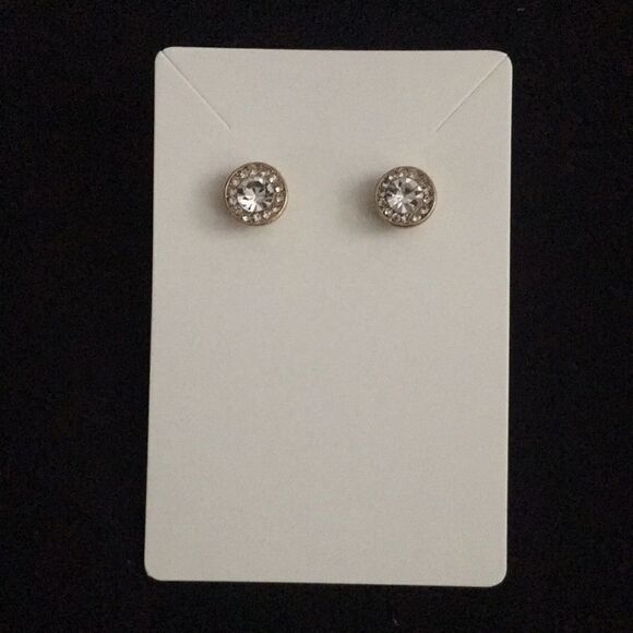 Bundle Sale 3 for $15 | Gold Tone Crystal Earrings | Central Sparkle - Picture 9 of 10